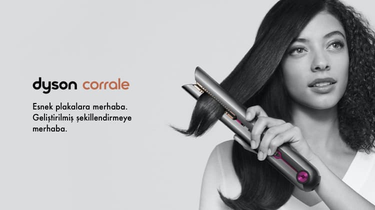 Dyson Corrale™ hair straightener coming soon in Turkey