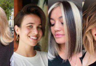 The side part bob haircut blends two of this year’s biggest hair trends